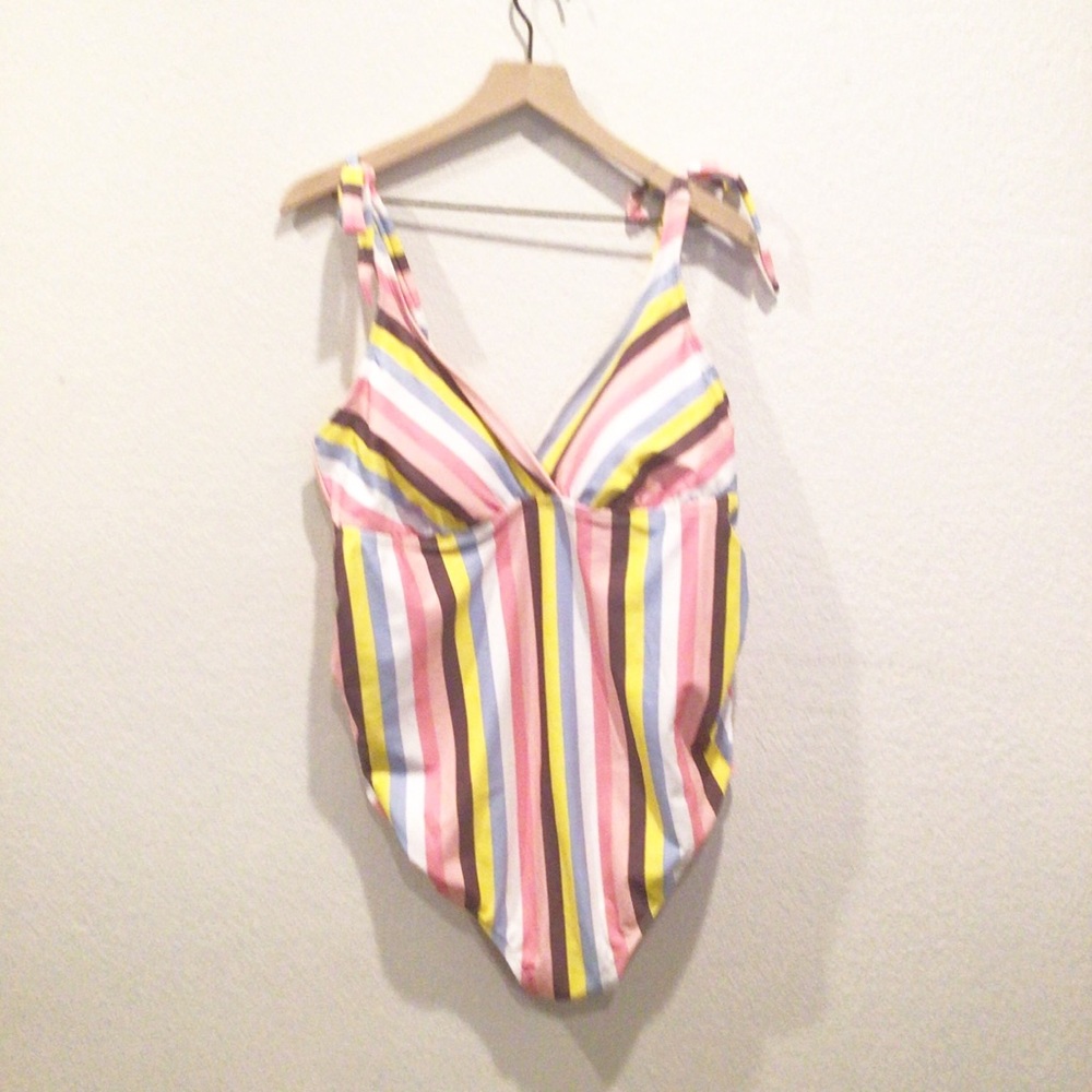 Isabel Maternity Striped Swimsuit one piece XXL